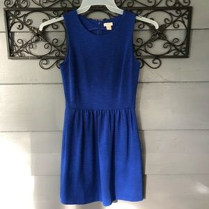 J Crew Sleeveless Blue Summer Dress XXS